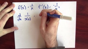 How do we prove the quotient rule? - Week 5 - Lecture 11 - Mooculus