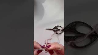 Как соединить нити при вязании | шнурковой пряжа | вязаной аниме без узлов #каксоединитьнить