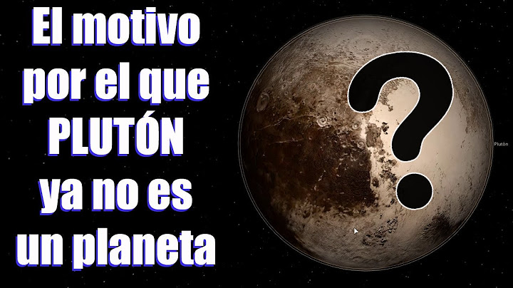 El motivo por el que Pluton ya no es un planeta
