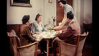 Dr. Oetker Werbefilm 'Wenn plötzlich Besuch kommt' mit Frau Renate 1954