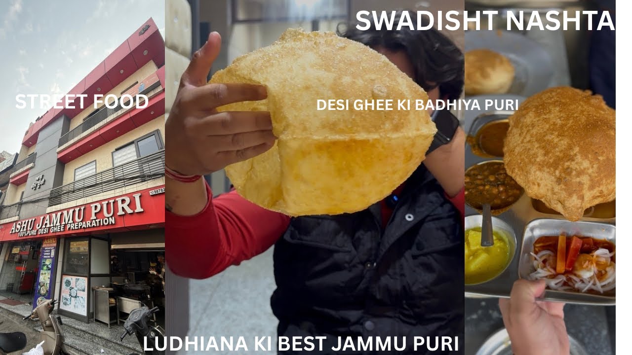 JAMMU KA SWAAD ABB LUDHIANA MEA BE WO BE DESI GHEE KE SATH | BADHIYA NAASHTA | DESI GHEE KA SWAAD 🫶