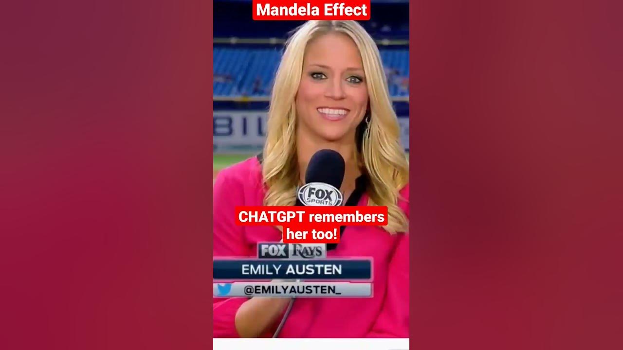 ChatGPT recalls Emily Austen as the blonde reporter in the Evan