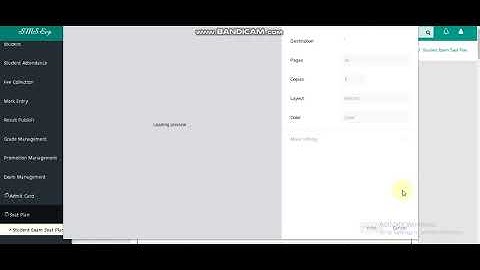 school management system-sms-student exam seat plan generate module