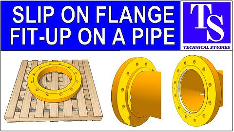 SLIP ON FLANGE TO PIPE FIT-UP TUTORIAL