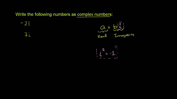 Complex Numbers