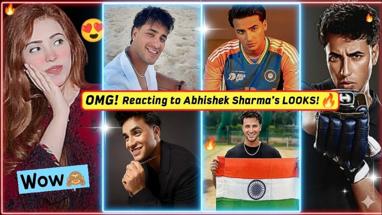 Pakistani Reaction on Abhishek Sharma 😍 Indian Cricketer🔥 | Abhishek Sharma Edits