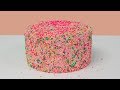 How to Cover a Cake with Sprinkles