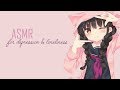 Asmr for depression loneliness  comfort fluffy mic tapping softly spoken