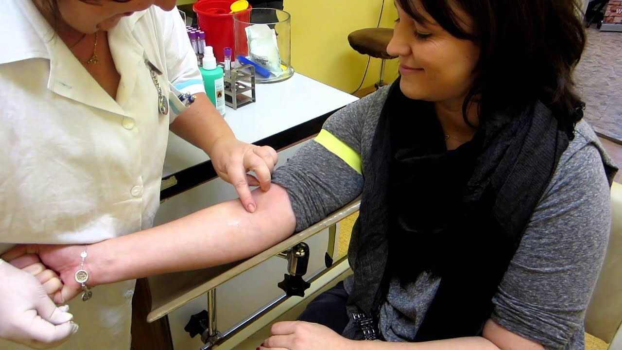 Veronika Záhorská - Odběr krve