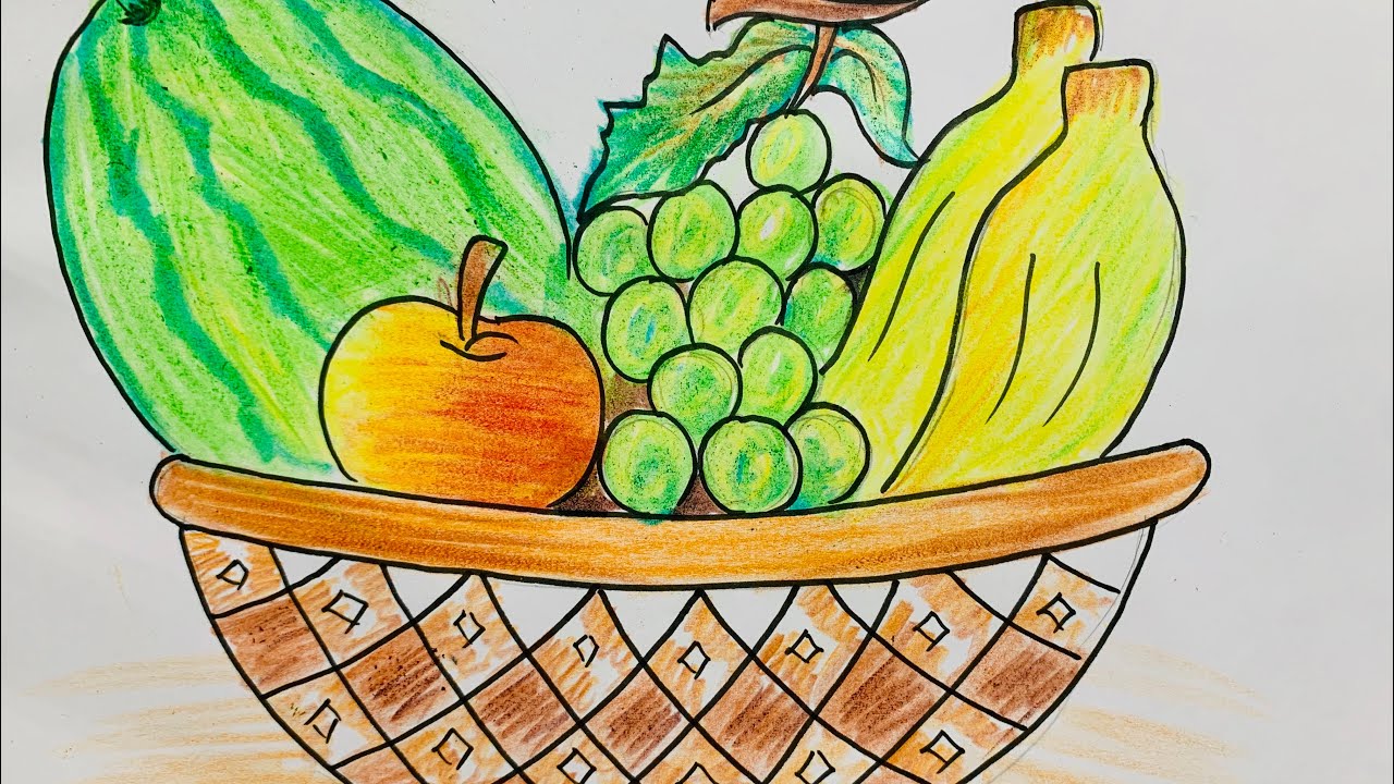 Fruit Basket Game - The Game Gal | Basket drawing, Fruits drawing, Fruit  basket drawing