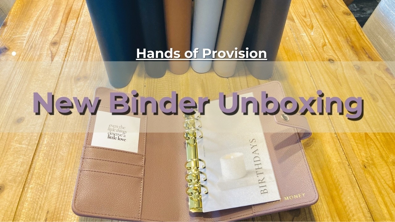Unboxing New Binder from @MissyMoney