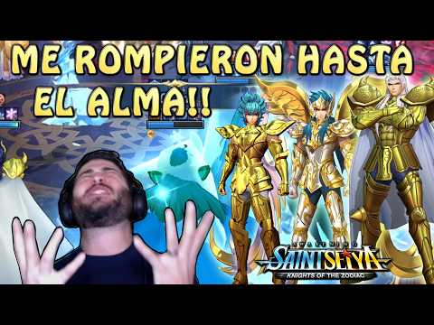 ME ROMPIERON HASTA EL ALMA VERSION COUNTERS!! MUERTE A CAMUS & HASGARD! Saint Seiya Awakening KOTZ