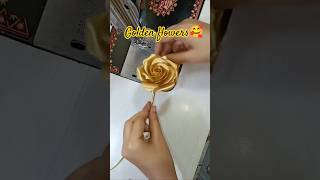 golden flowers 😍 #collab #shortsfeed #stitchtricks #sewingtips #aishorts #ai #flowers