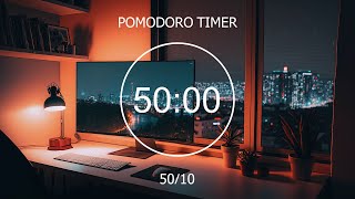 50/10 Study With Me 📚 Join Me for Pomodoro Technique ★︎Focus Station