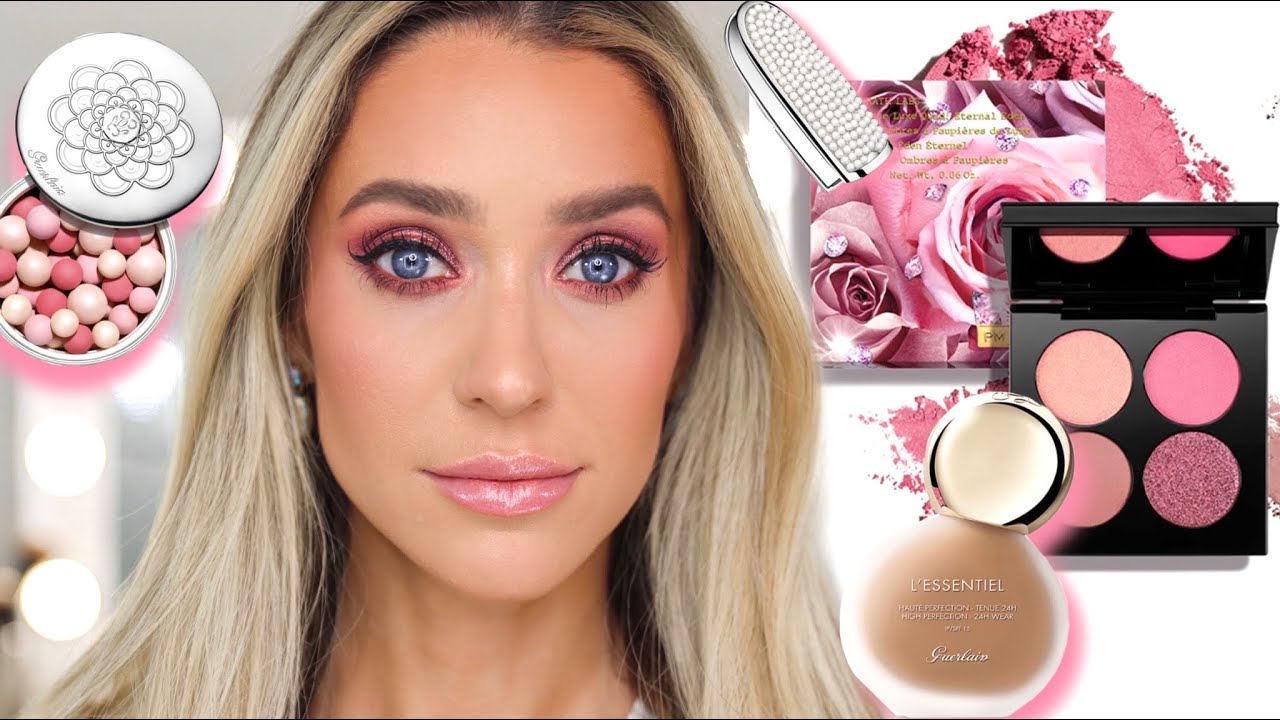 TESTING NEW GUERLAIN PEARL GLOW SPRING COLLECTION & PAT MCGRATH LABS ETERNAL EDEN EYESHADOW