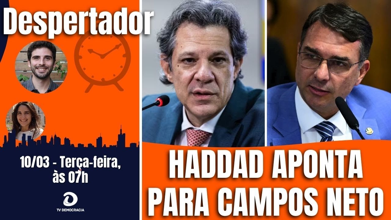 Haddad rebate Flávio Bolsonaro sobre Master. Reunião de Fachin com Mendonça. Trump e o fim da guerra