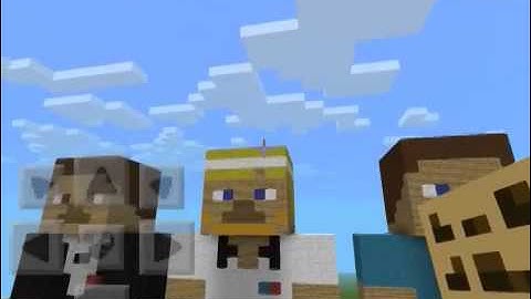 Minecraft Tuxedo Steve Statue Build