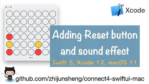 SwiftUI macOS 020: Adding Reset button and sound effect