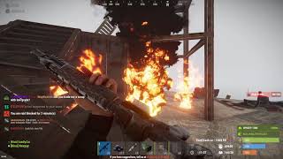 Getting Raided By Tap Clan - Rust / 100x server