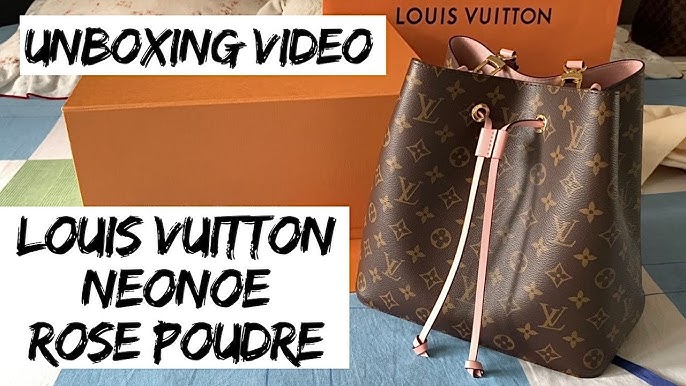 Louis Vuitton Monogram Neonoe MM Rose Poudre Brown