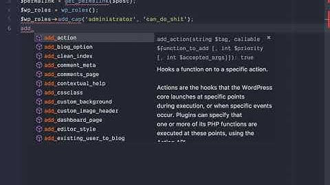 WordPress Intellisense in VSCode
