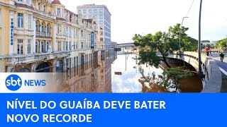 🔴SBT News na TV: Nível do rio Guaíba deve bater novo recorde no Rio Grande do Sul