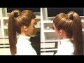 Пышный хвост своими руками| Простая прическа на каждый день 🍒 Easy hairstyle