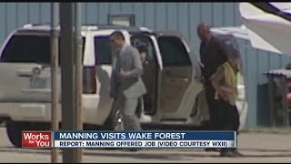 Manning visits Wake Forest, decision coming soon