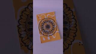 Day 112 - Easy Mandala Art Tutorial #shorts #mandala #mandalaart #easy #drawing #art #zentangle #zen