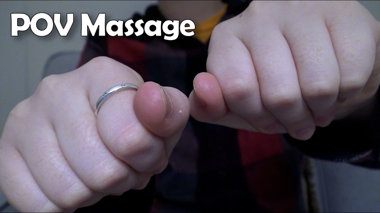 ASMR lofi POV Massage (head, face, shoulders, arms)