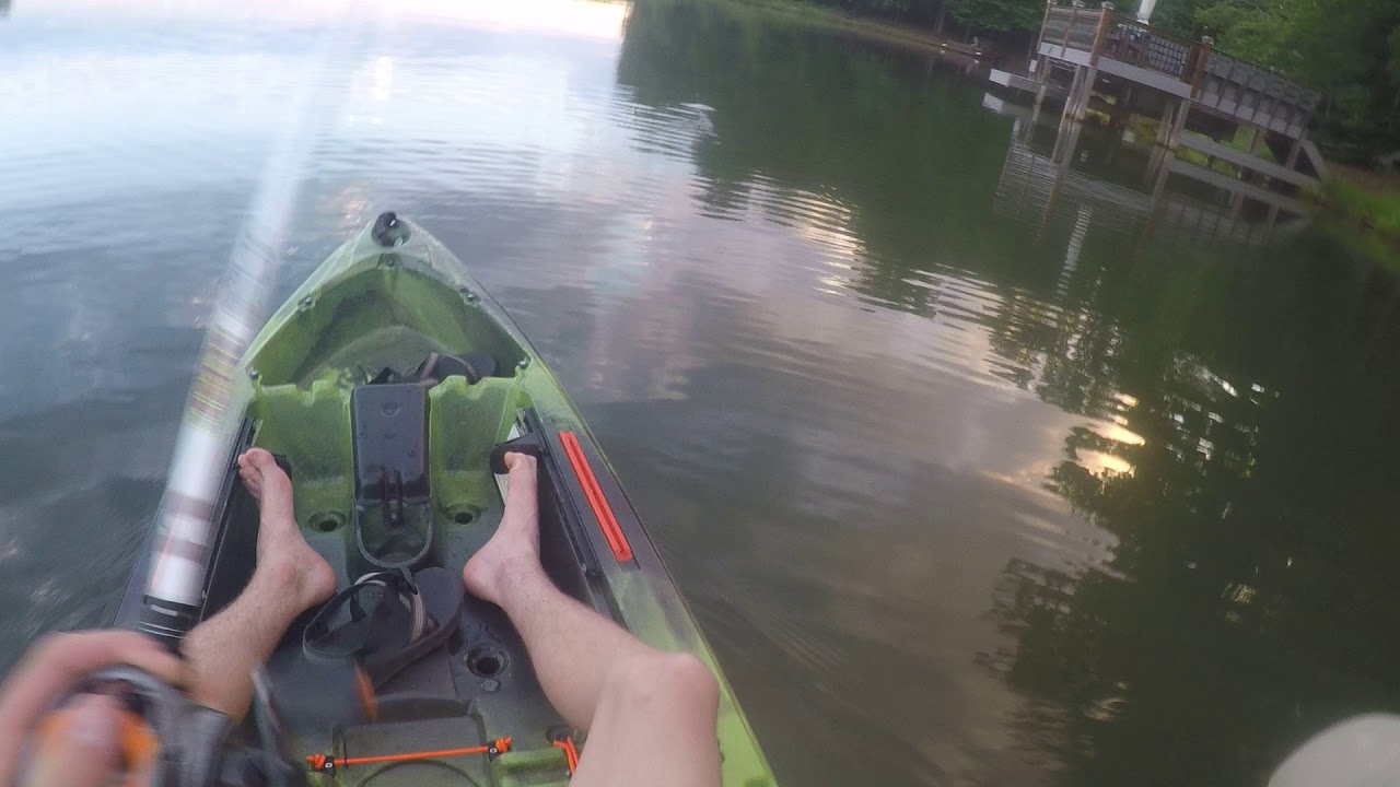 Kayak Bass Fishing on Lake Robinson YouTube