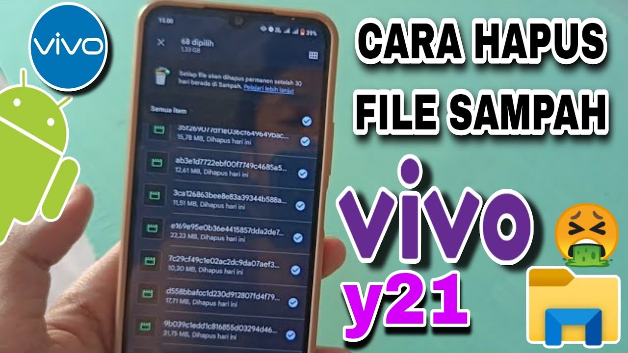 cara-hapus-file-sampah-di-hp-vivo-y21-youtube