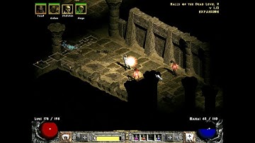 Diablo 2 Hardcore Hell Run 3 ( Necromancer ), Part 2 (A2 Normal)