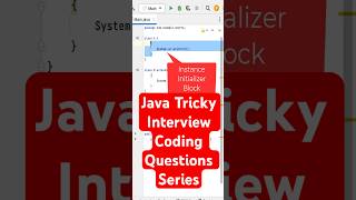 Java Tricky Interview Coding Program 12  #java #javaprogramming