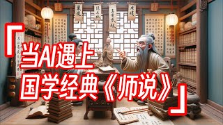 当AI遇上国学经典《师说》，会擦出什么样火花呢，用文言文原文当作提示词，让AI来重塑《师说》！