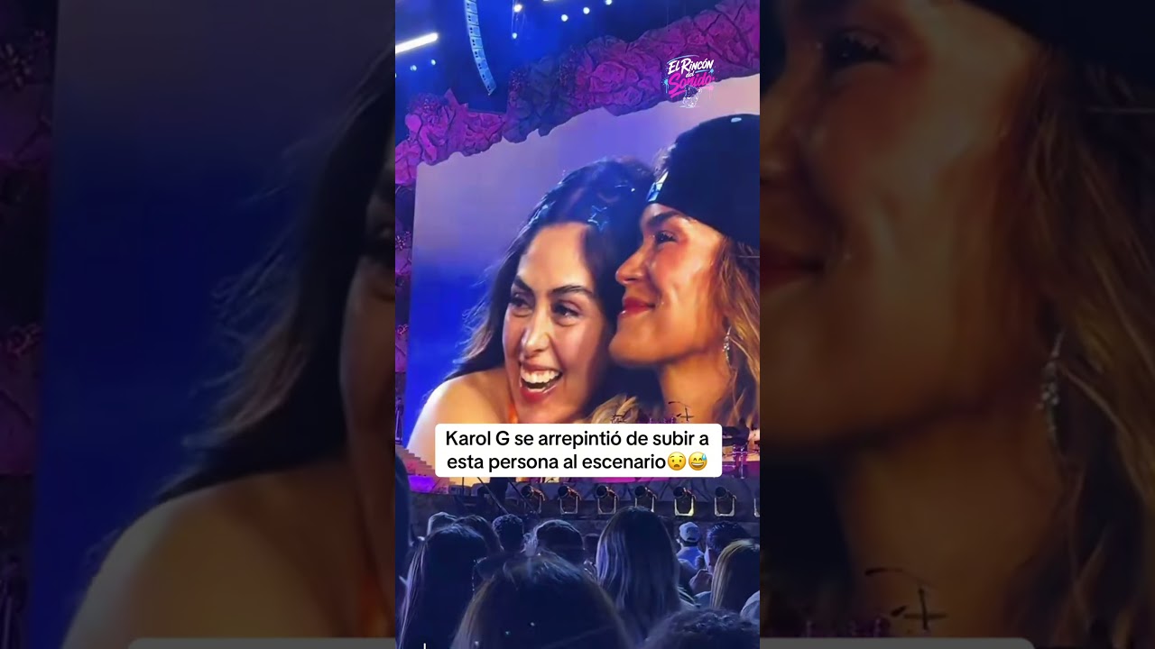 Sleduj Karol G se arrepiente de subir a esta pareja al escenario #concierto #karolg #tropitur #viral na YouTube Sleduj Karol G se arrepiente de subir a esta pareja al escenario #concierto #karolg #tropitur #viral na YouTube