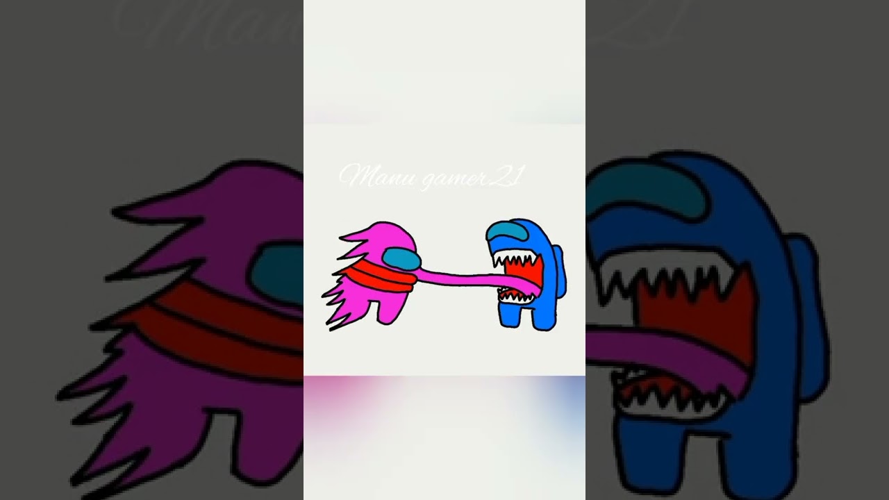 My first animation video!!among us||animation on phone