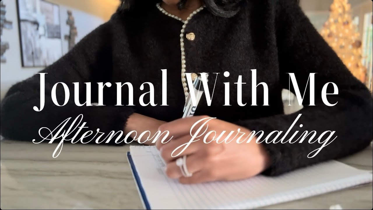 Journal With Me | Afternoon Manifestation Journaling