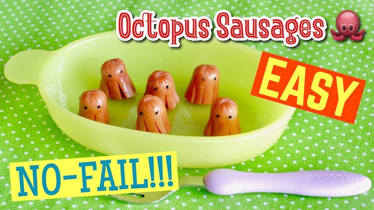 EASY! NO-FAIL! Tako-san (Octopus) Sausages 絶対に失敗しないタコさんウインナー - OCHIKERON - CREATE EAT HAPPY | ochikeron