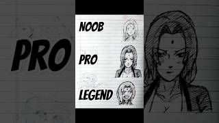 How To Draw Tsunade 🔥#shorts #trending #tsunade #naruto #narutoshippuden #viral #drawing #sketch
