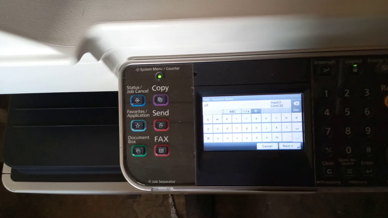 KYOCERATASKALFAECOSYS FS6525,M4125 JOB ACCOUNTING user guide YouTube