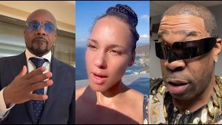 Rappers &amp; Celebs REACT To Clive Davis Passing Jermaine Dupri Busta Rhymes Swizz Beatz Alicia Keys