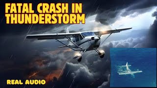 Wretched Cessna gets caught in thunderstorms and crashes! (Massive rescue effort) #atc