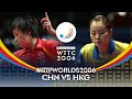 Zhang yining vs tie yana  2006 world table tennis championships wt f