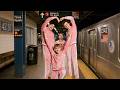 BOY THROB Mic'd Up On The Subway | NYC Vlog