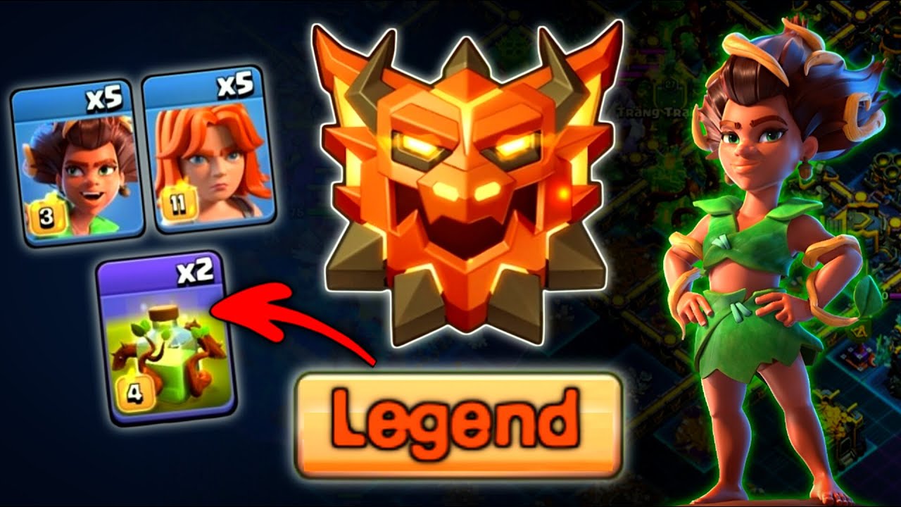 NEW RANK BATTLE MODE Attack Strategy | Root Rider Dominate NEW Legend Legend ! COC