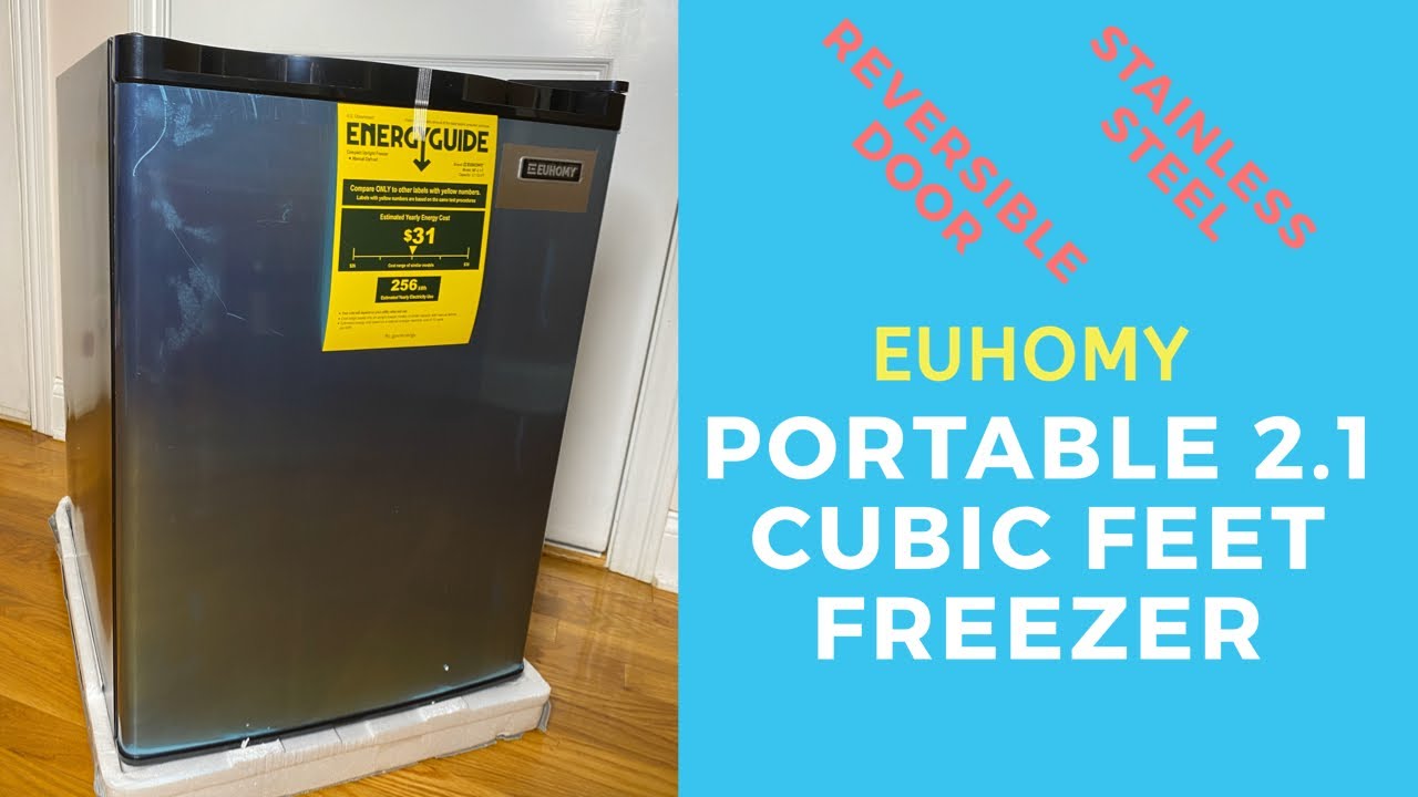  Euhomy Upright freezer, 3.0 Cubic Feet, Single Door