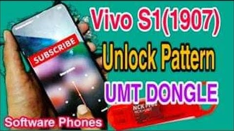 VIVO S1(1907) remove Pattern Lock by UMT/ okay 1000%