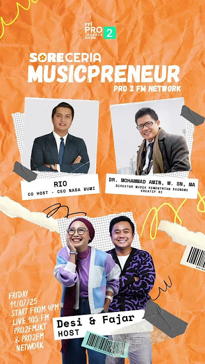 Bakudapa di MUSICPRENEUR RRI Pro 2 FM