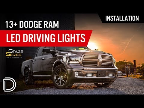 How to Install 2013+ Dodge Ram LED Driving Lights by Diode Dynamics